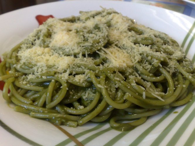 Espaguete verde